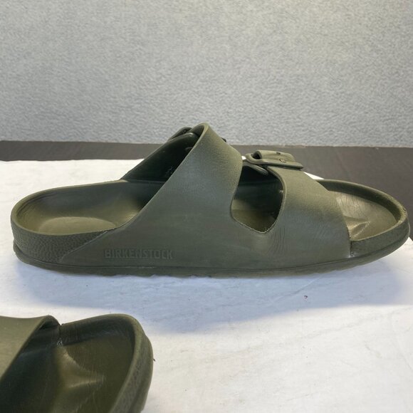 Birkenstock Arizona Essentials Men's Sandal size 38 Olive Green EVA Foam - Picture 4 of 14